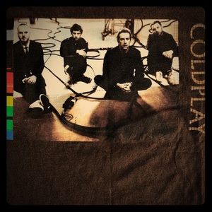 Coldplay 2005 Twisted Logic Tour Band Tee